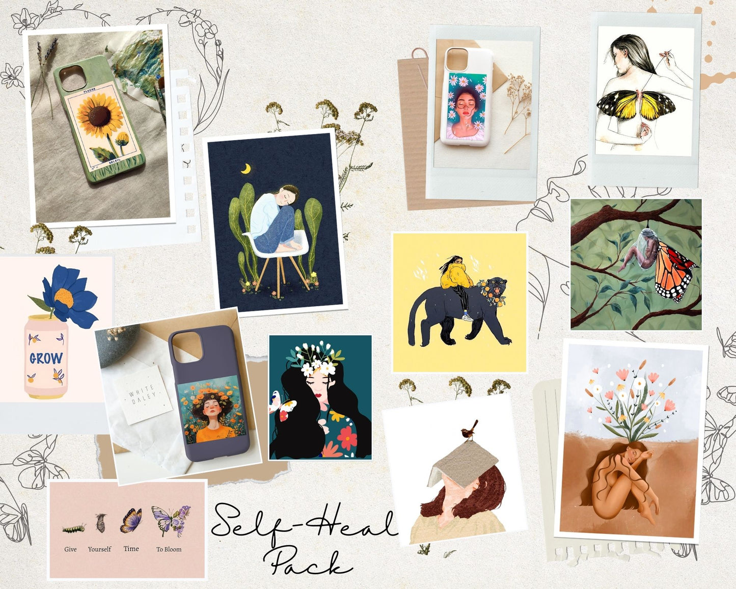 Self-Heal Bundle - Pack of 14 Stickers